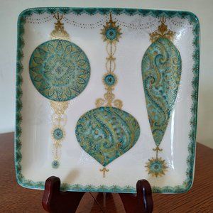 Constantina-Turquoise by 222 Fifth Appetizer plates(8)